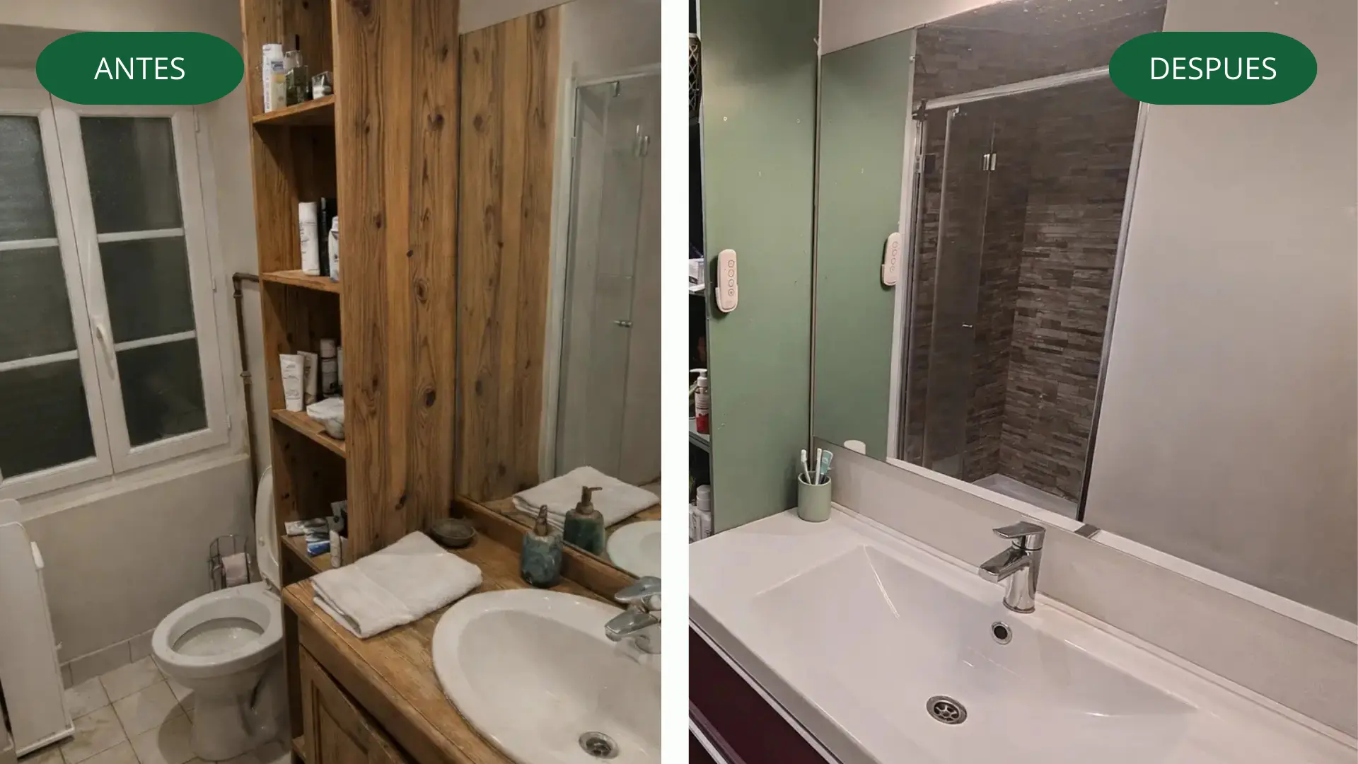 Proyecto de Reforma de Bano Pequeno Antes y Despues 1