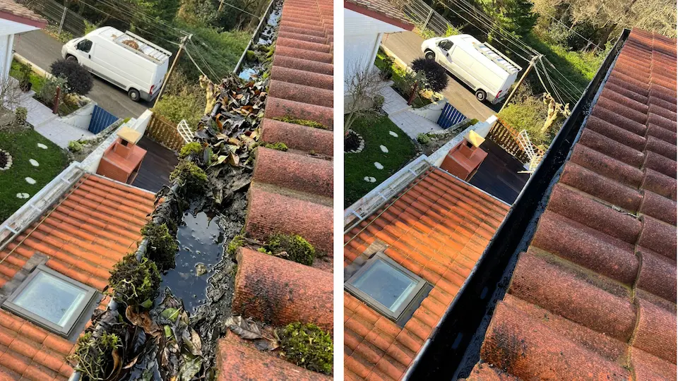 nettoyage de gouttière à hendaye