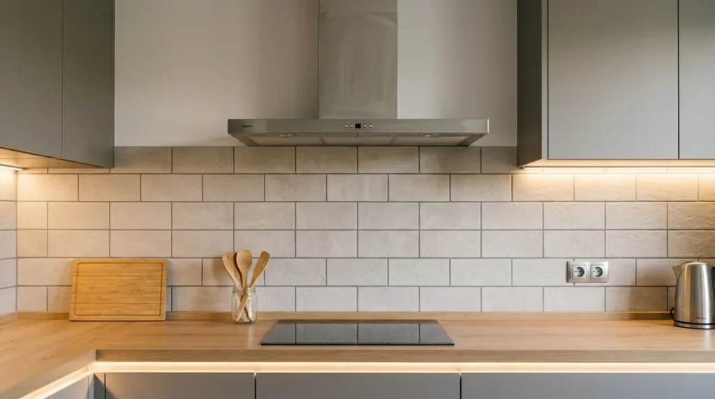 Alicatado de cocina con porcelánico de gama media en Irún — Reformas Ordoñez