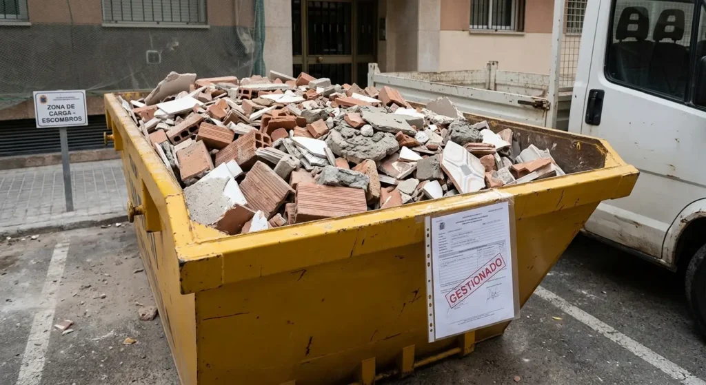 contenedor-escombros-reforma-piso-gipuzkoa-reformas-ordonez Contenedor de escombros de reforma de piso en Gipuzkoa — Reformas Ordoñez