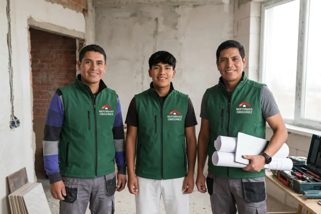 Equipo de Reformas Ordoñez, empresa de reformas en Irún y Hendaya