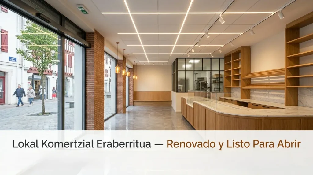 Precio de reforma de local comercial en Irún y Hendaya — Reformas Ordoñez