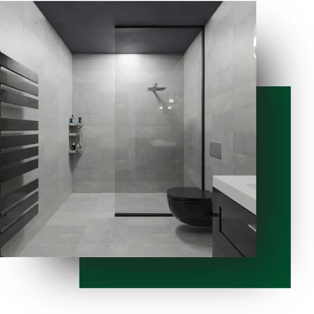 Résultat d'une rénovation de salle de bain au Pays Basque — Reformas Ordoñez salle de bain rénovée après travaux au Pays Basque : salle de bain terminée avec douche à l'italienne, faïence claire et lumière naturelle chaleureuse | Proposition: salle de bain terminée avec douche à l'italienne, faïence claire et lumière naturelle chaleureuse